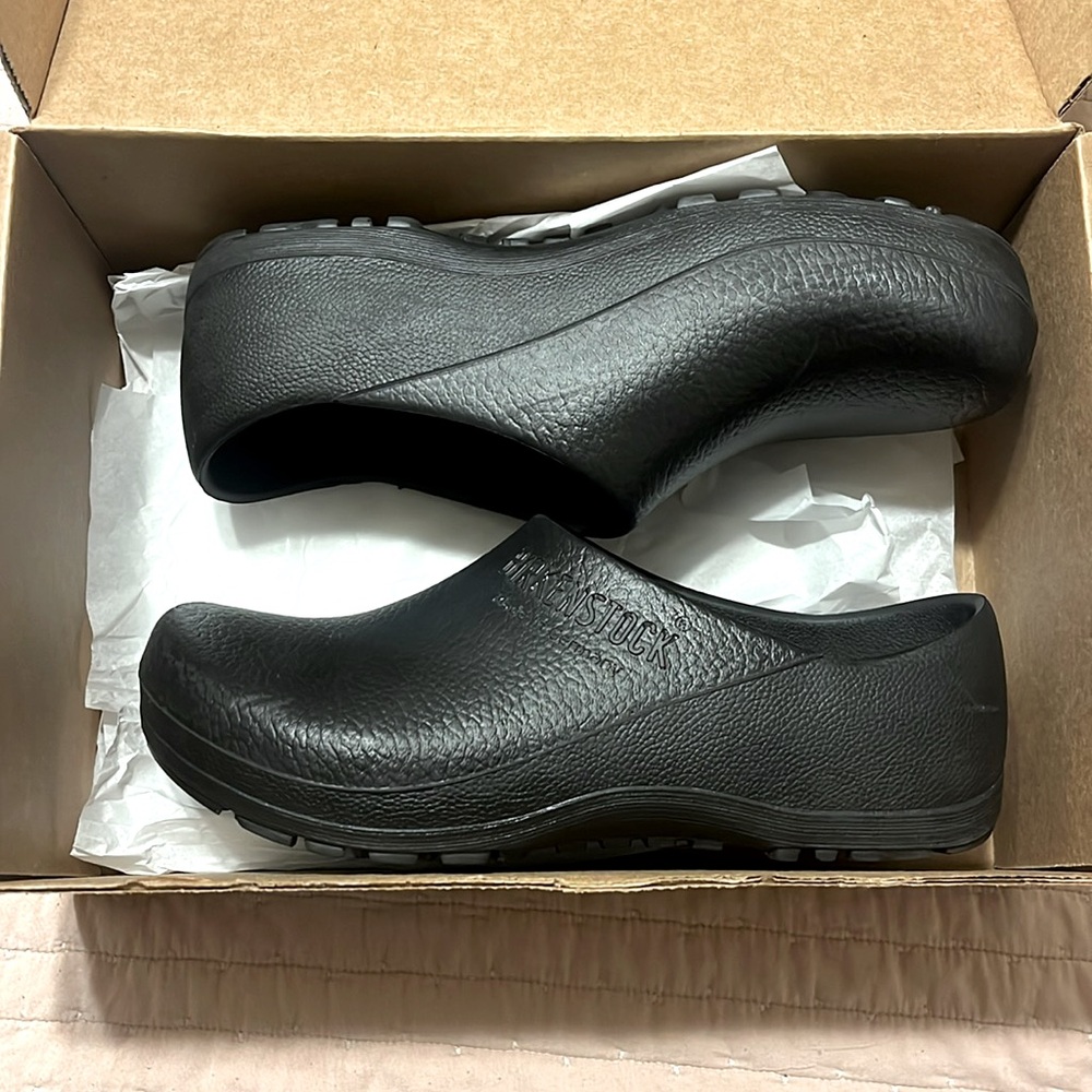 Birkenstock Birki Profi Clog 41 10-10.5 women 8-8.5 men black nonslip work shoes